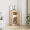 vidaXL Šoninė spintelė, 31,5x34x75cm, pušies medienos masyvas
