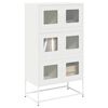vidaXL Highboard White 68x39x123 cm Plienas