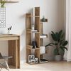 vidaXL knygų spintelė Artisan ąžuolas 48x25,5x140cm inžinerinė mediena