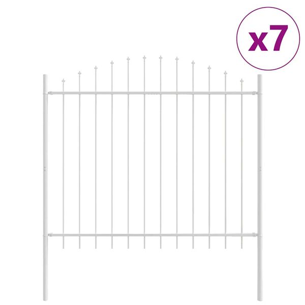 vidaXL Sodo tvora 7 pcs Balta 170 x 190 cm