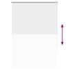 vidaXL Naktinis roletas baltos spalvos 90x130 cm audinio plotis 85,7cm