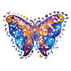 UNIDRAGON Medinė dėlionė Intergalaxy Butterfly, 700 detalių, 60x44cm