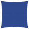 vidaXL Burė nuo saulės, mėlyna, 4x4m, HDPE, 160g/m&sup2;, kvadratinė