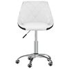vidaXL Pasukama valgomojo kėdė, baltos/juodos, dirbtinė oda (335249)