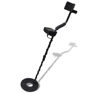 vidaXL Metalo detektorius 21 cm, paie&scaron;kos gylis 300 cm, LCD ekranas