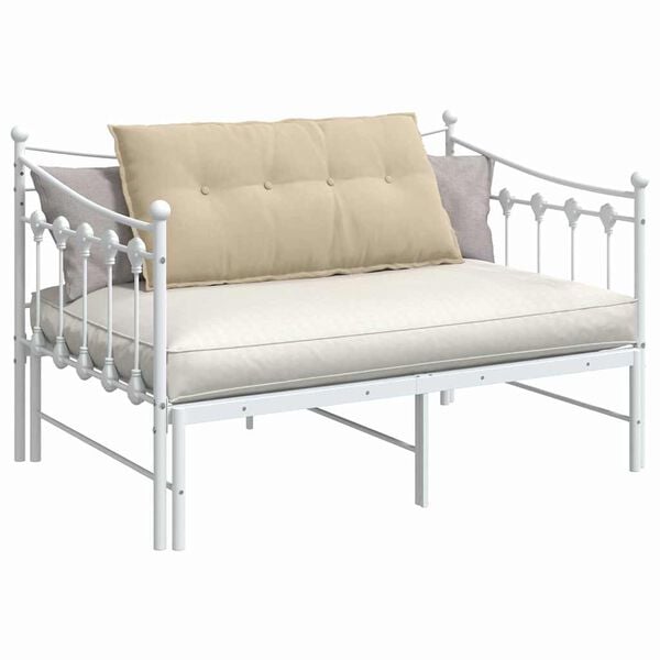 vidaXL Apsaugos Pagalvė Kreminė 100 x 50 cm Mikropluo&scaron;to audinys