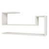 Homemania Sieninė lentyna Airy, baltos spalvos, 100x22x50cm
