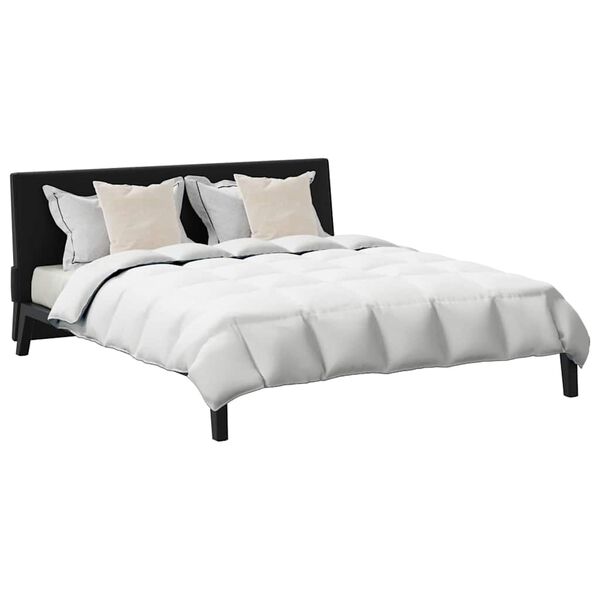 vidaXL Žiemos antklodė su pagalve 3 pcs Balta Plunksna