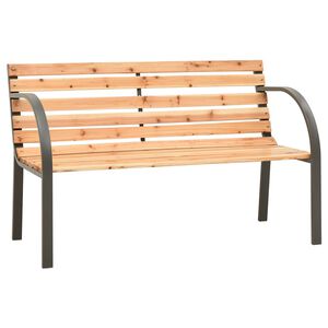 vidaXL Vaiki&scaron;kas sodo suoliukas, 81cm, kini&scaron;kos eglės mediena