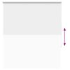vidaXL roletas baltos spalvos 140x130 cm audinio plotis 136,6 cm