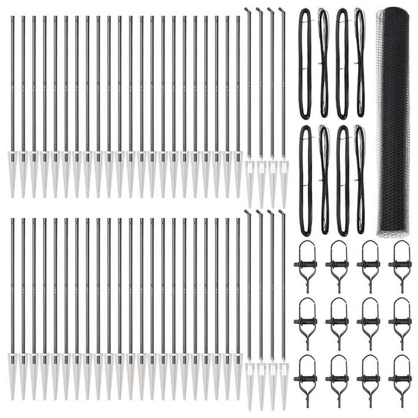 vidaXL Tvorelės stulpas Pilka 100 x 1,4 m (25 mm tinklas)