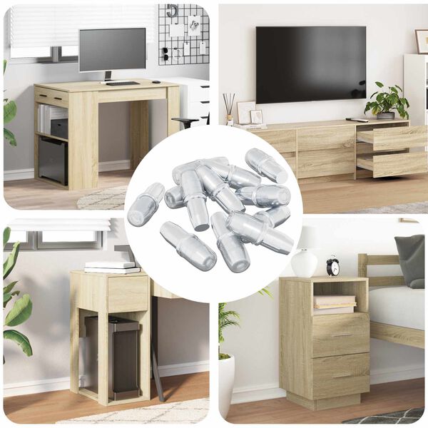 vidaXL Policis 7200 pcs Sidabro 7 x 16 mm Geležis