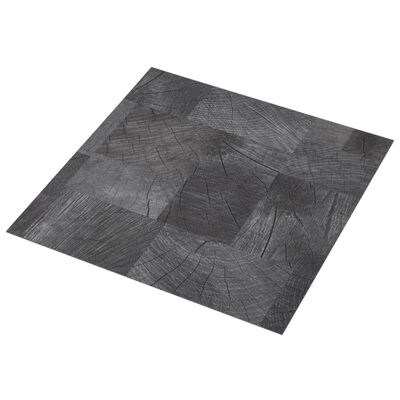 vidaXL Grindų plokštės, pilkos, PVC, prilimpančios, 5,11m²