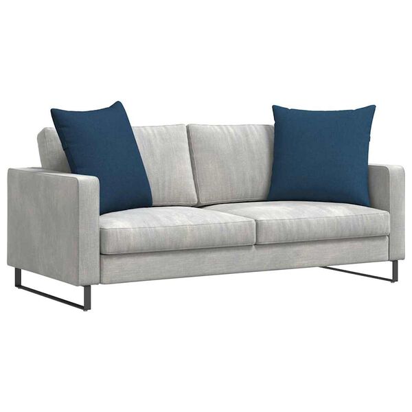 vidaXL Sofa Pagalvės 2 pcs Mėlyna 80 x 80 cm audinys