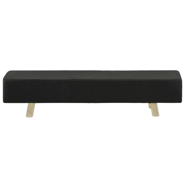 vidaXL Pakoja, tamsiai pilkos spalvos, 120x28x26cm, audinys