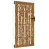 vidaXL Sodo vartai, 85x200 cm, Corten plienas, bambuko dizainas