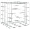 vidaXL Gabionas su 3,5 mm viela ir 10x10 cm tinkleliu 50x50x50 cm