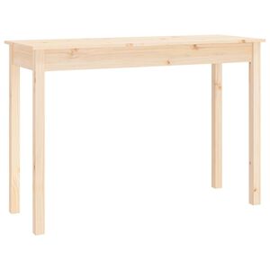 vidaXL Konsolinis staliukas, 110x40x75cm, pu&scaron;ies medienos masyvas