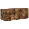 vidaXL TV sieninė spintelė 78,5 x 31 x 29,5 cm Rūkyta ąžuolas