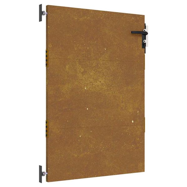vidaXL Sodo vartai, 85x125 cm, Corten plienas