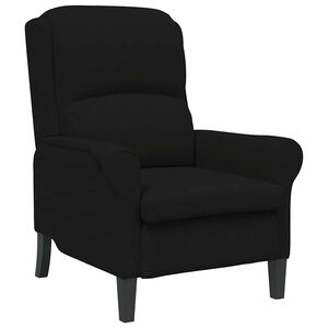 vidaXL krėslas Juoda 76 x 94 x 102 cm Mikropluo&scaron;tas