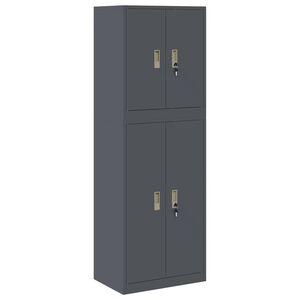 vidaXL Oppbevaringsskap 2 vnt. Antracito 60 x 40 x 175 cm Plienas