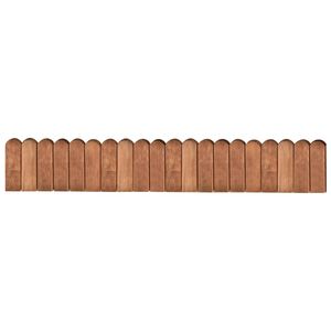 vidaXL Pertvaros ritinys, rudas, 120cm, impregnuota pu&scaron;ies mediena