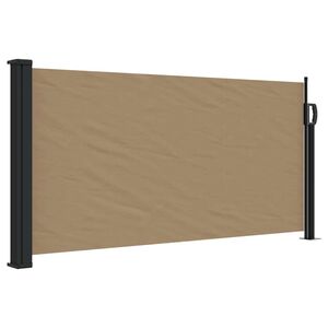 vidaXL I&scaron;traukiama &scaron;oninė markizė, taupe spalvos, 100x300cm
