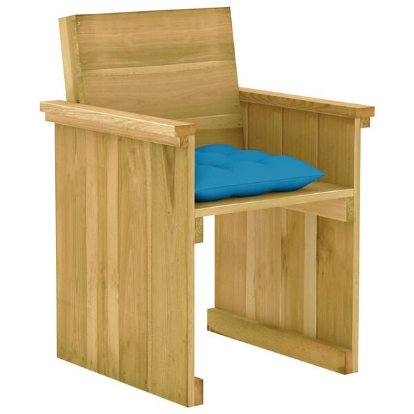 vidaXL Sodo valgomojo komplektas su pagalvėlėmis, 7 dalių, pu&scaron;is