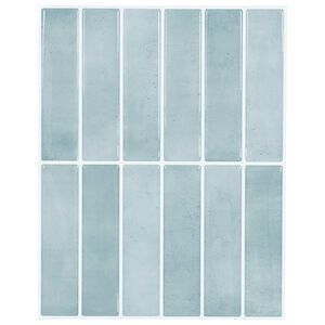 vidaXL Stačiakampė plytelė 10 pcs Pilkai žalia 29 x 23 x 0,08 cm