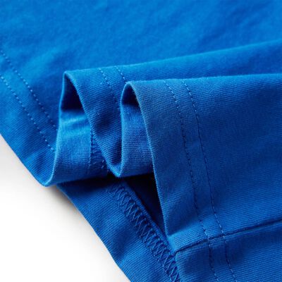 Vaikiški marškinėliai ilgomis rankovėmis, kobalto mėlyni, 92 dydžio