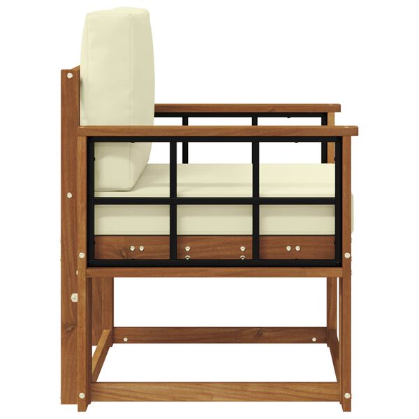 vidaXL Lauko sofos komplektas Tvirta akacijos mediena ir poliesteris