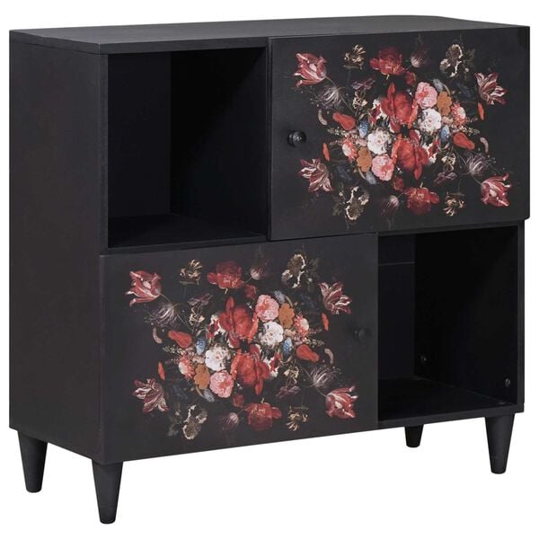 vidaXL Saugojimo spintos su saugykla Įvairiaspalvis 80 x 33,5 x 75 cm