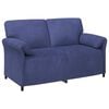 vidaXL Dvita&scaron;kė sofa Policijos mėlyna 158 x 83 x 95 cm Aksomas