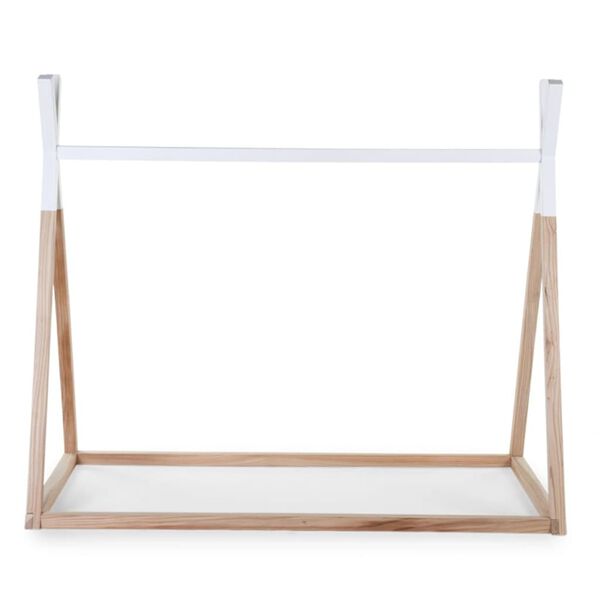 CHILDHOME Lovos rėmas, 70x140cm, natūrali ir balta mediena, B140TIPI