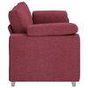 vidaXL Sofa Vyno raudona 219 x 77 x 82 cm audinys