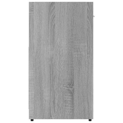 vidaXL Vonios spintelė, pilka ąžuolo, 60x33x60cm, apdirbta mediena