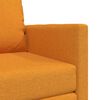 vidaXL Sofa lova Tamsiai geltona 74 x 77 x 81 cm Aksomas