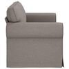 vidaXL Sofa Taupe 215 x 82 x 80 cm audinys