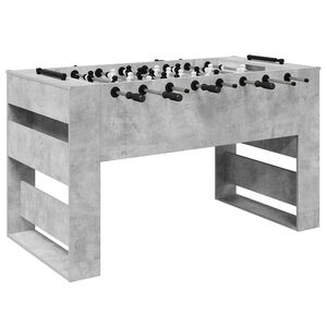 vidaXL Fuzbolas stalas Betono Pilka 146,5 x 74 x 85 cm