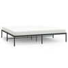 vidaXL Metalinis lovos rėmas, juodos spalvos, 183x213cm
