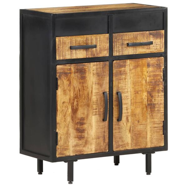 vidaXL &Scaron;oninė spintelė, 60x30x75cm, neapdorota mango mediena