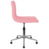 vidaXL Pasukamos valgomojo kėdės, 2vnt., rožinės spalvos, aksomas