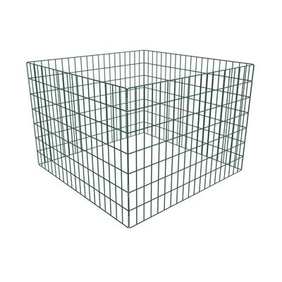 vidaXL Komposto dėžė, tinkl., 100x100x70cm, kvadrato formos