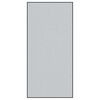 vidaXL Durų kilimėlis Pilka ir juoda 120 x 250 cm 100% poliamidas
