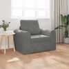 vidaXL Sofa lova Tamsiai pilka 98 x 71 x 83 cm Aksomas