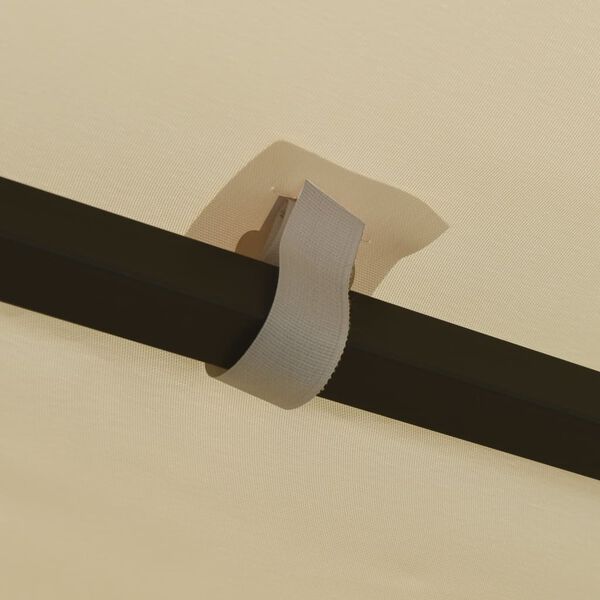 vidaXL Pavėsinė, kreminės spalvos, 3x4m