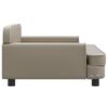 vidaXL Vaiki&scaron;ka sofa, kapučino spalvos, 90x53x30cm, dirbtinė oda