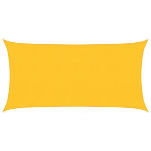 vidaXL Uždanga nuo saulės, geltonos spalvos, 2x4m, HDPE, 160g/m&sup2;