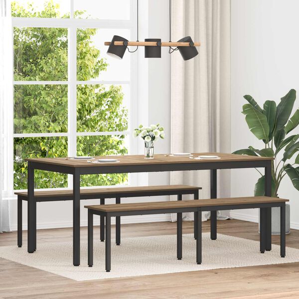 vidaXL suoliukas Meistrų ąžuolas 160 x 35 x 45 cm Apdirbta mediena